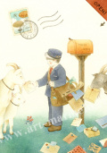 蓮田千尋の原画「little postman」