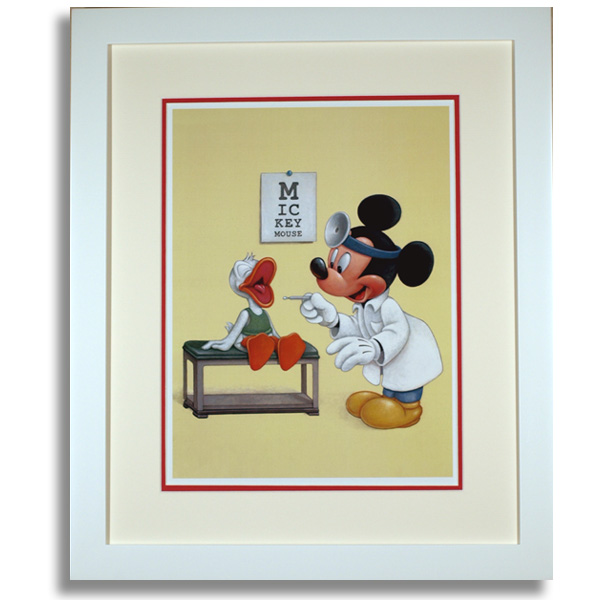 「Say Ahh Mickey」　ディズニーのミッキーのポスター額装