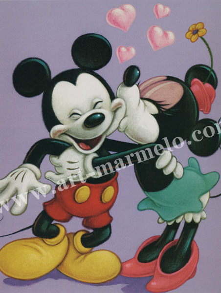「Mickey and Minnie-Sweet Romance」