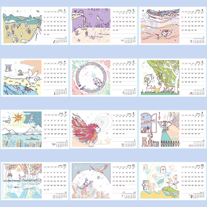 2022年友田和子CDケースカレンダー詳細