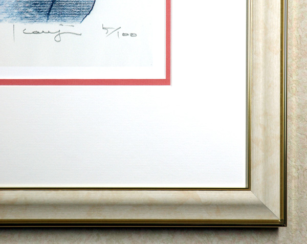 松原健治「ウェディング（ローズ）」 自筆サイン、エディション