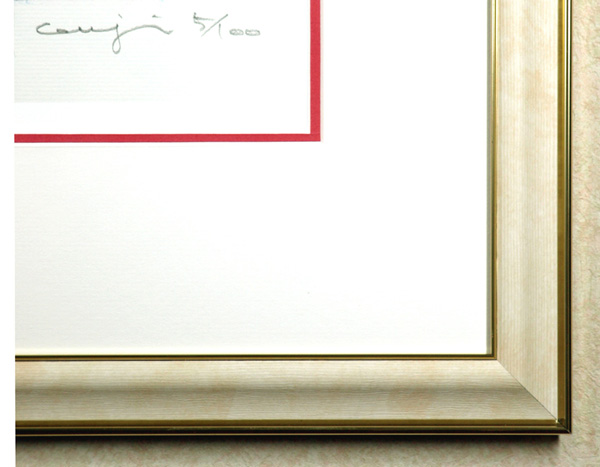 松原健治の版画「バカンス」L