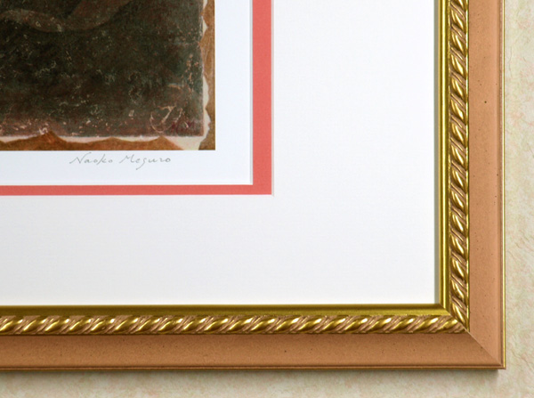 目黒直子の版画「Distance」サインL