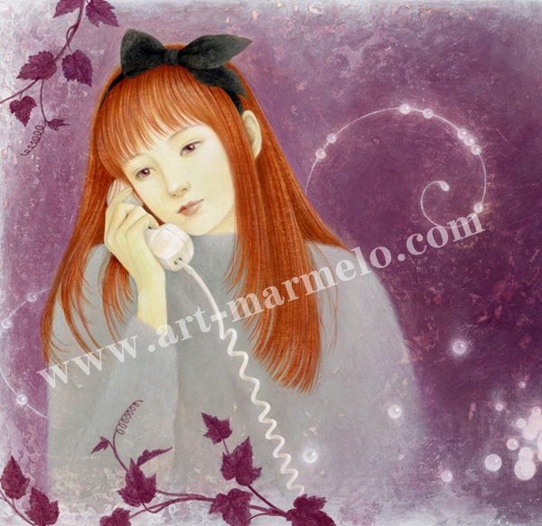 目黒直子の版画「Link」L