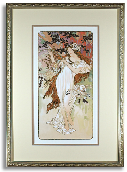 mucha「Spring」額装