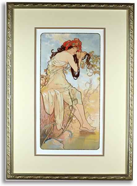 mucha「Summer」額装