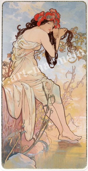 mucha「Summer」