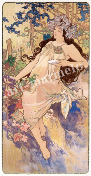 mucha「Autumn」