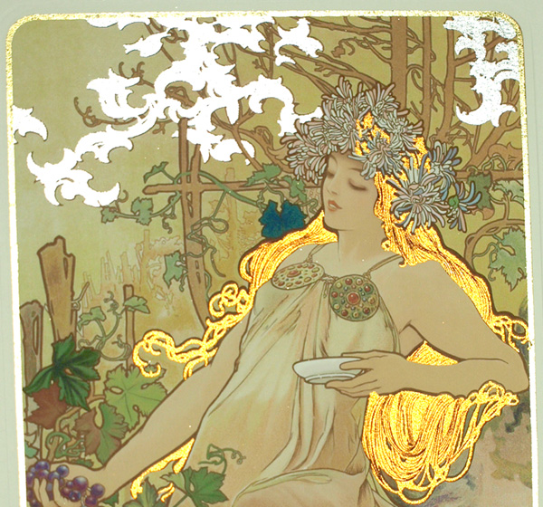 mucha「Autumn」箔