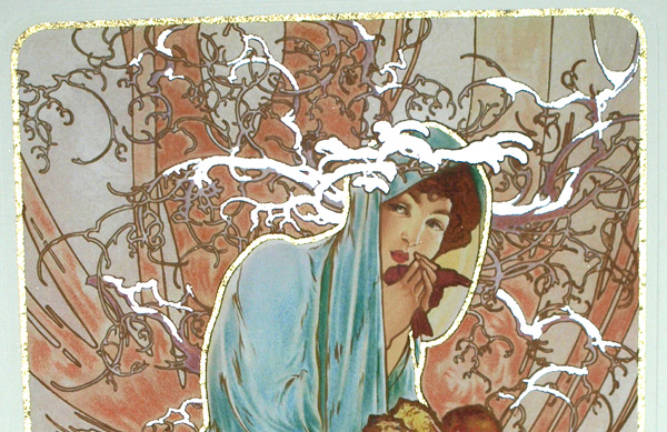 mucha「Winter」箔