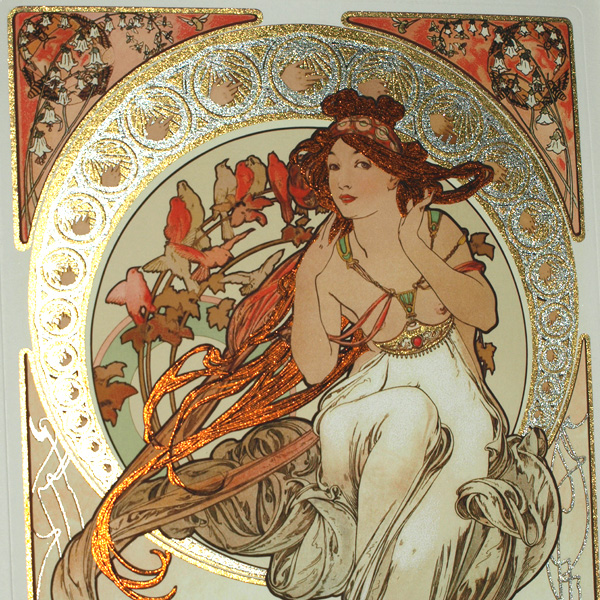 mucha「Music」箔