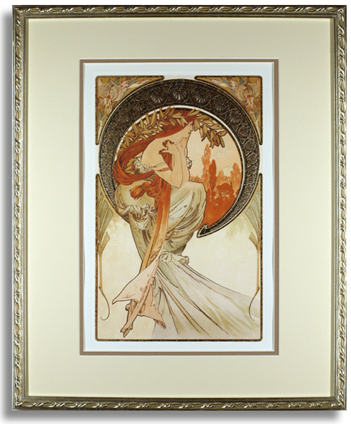 mucha「Poetry」額装