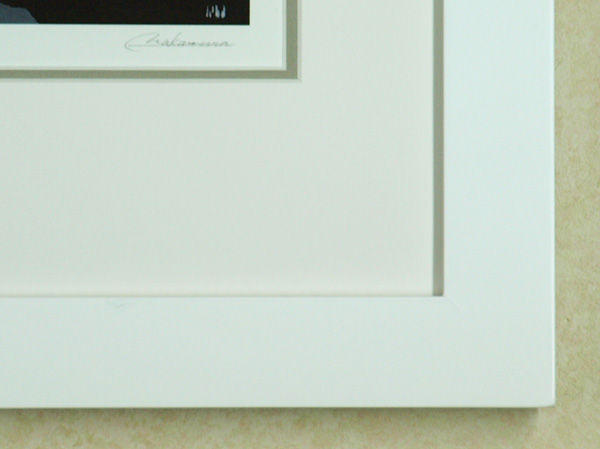 中村豪志の版画「巡航する街」サイン