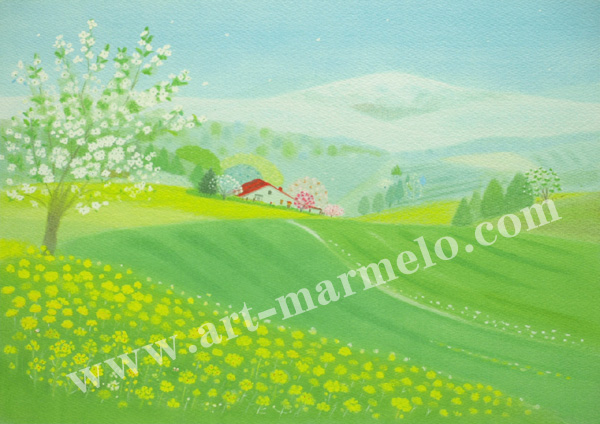 大西秀美 夢みたものは 遊園地 絵画