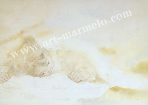 おおた慶文のポストカード額装「朝の陽光」