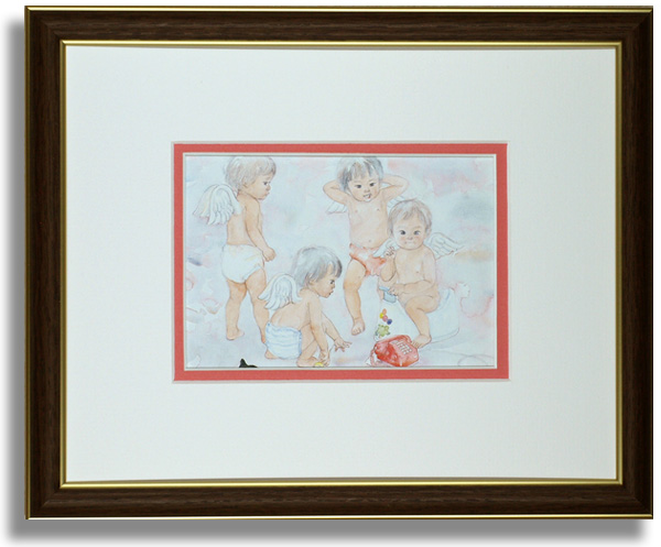 おおた慶文のポストカード額装「天使のソネット」額装