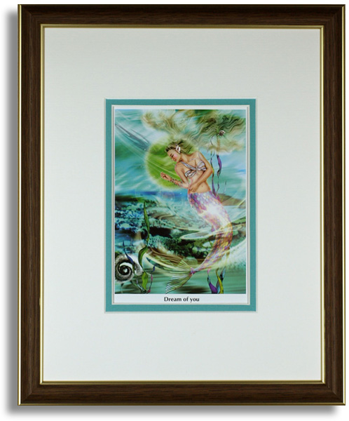 横田美晴のポストカード額装「Dream of you」額装