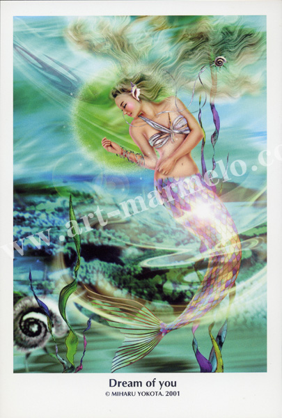 横田美晴のポストカード額装「Dream of you」