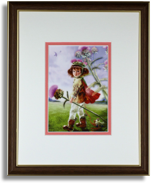 横田美晴のポストカード額装「The king of summer」額装