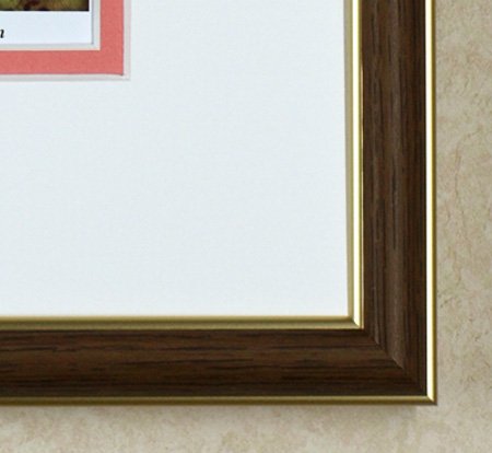 横田美晴のポストカード額装「A rabbit napping in the midday sun」マット