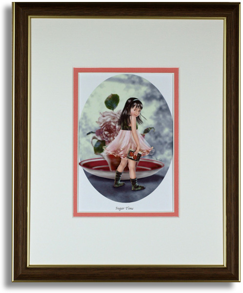 横田美晴のポストカード額装「Sugar Time」額装