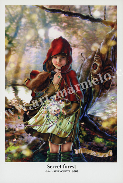 横田美晴のポストカード「Secret forest」
