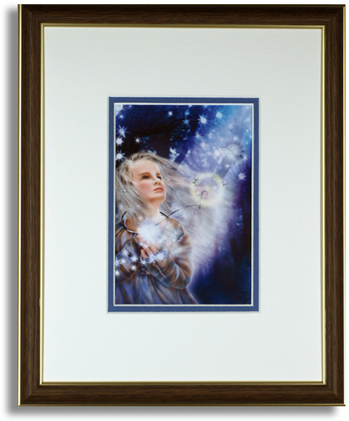 横田美晴のポストカード額装「星の銀貨」額装