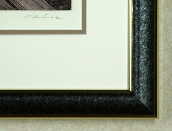 高田美苗の銅版画「FAIRY3」サイン