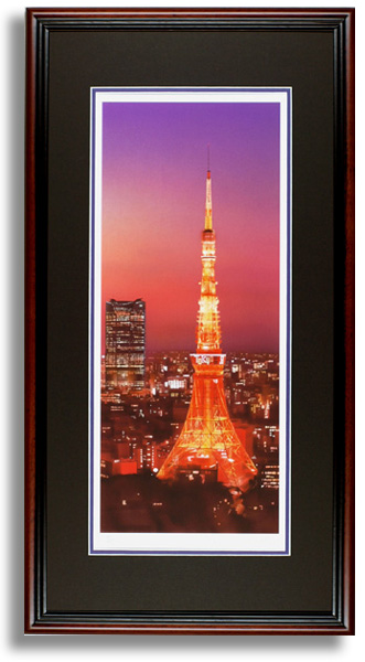 矢道瞬の版画「CityⅢ」額装、版画の通販専門店アート・マルメロ