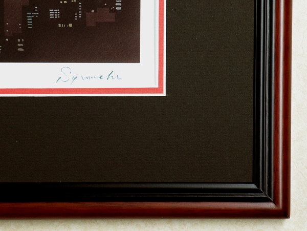 矢道瞬の版画「CityⅤ」サイン、版画の通販専門店アート・マルメロ