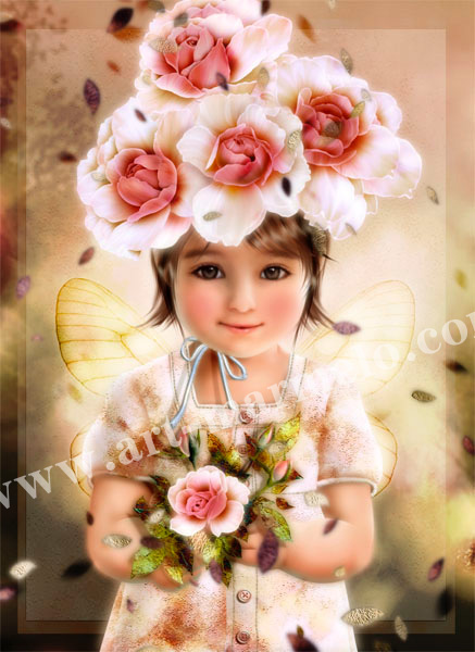 横田美晴の版画「R-Rose bud」